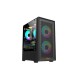 Pc Power Dark Flow Mesh X2 M-ATX Gaming Case 