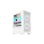 Pc Power Dark Flow Mesh X2 Mid Tower M-ATX Gaming Case With 230W PSU (White)