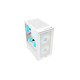 Pc Power Dark Flow Mesh X2 Mid Tower M-ATX Gaming Case With 230W PSU (White)