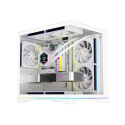 PC Power Darkion 5 ARGB Infinity Fans Case WHITE