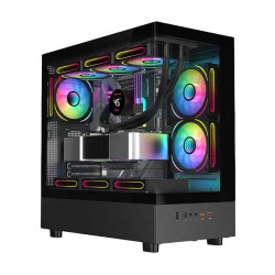 PC Power Horizon X2 6 ARGB Infinity Fans Case Black