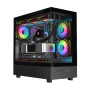 PC Power Horizon X2 6 ARGB Infinity Fans Case Black