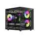 PC POWER GS620  ICE CUBE MINI V2 5 FANS GAMING CASE