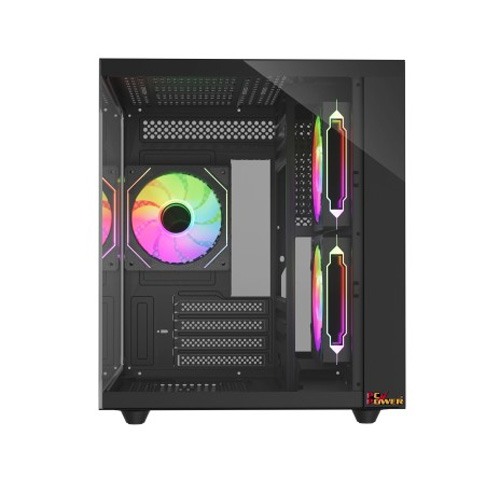 PC POWER GS620  ICE CUBE MINI V2 5 FANS GAMING CASE