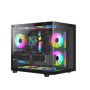 PC Power Icecube Edge 5 ARGB Infinity Fans Case Black