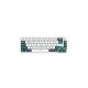PC Power K68 TRI-MODE Keyboard (Keycap White, Green, Cyan)