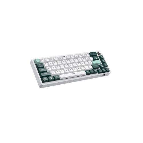PC Power K68 TRI-MODE Keyboard (Keycap White, Green, Cyan)