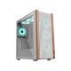 PC POWER PP-GS680 WOOD MESH WH Casing With 4 FANS and 550W PSU