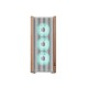 PC POWER PP-GS680 WOOD MESH WH Casing With 4 FANS and 550W PSU
