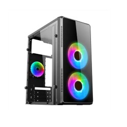 PC POWER PULSE FIRE X2 CASING WITH 3 FANS and 200W POWER SUPPLY