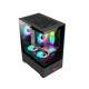 PC POWER RIVER VIEW BK 5 ARGB FAN GAMING CASING