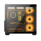 PC POWER PP-GS700 BK DARK WOOD Casing With 7 FANS