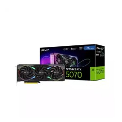 PNY GeForce RTX 5070 ARGB Epic-X OC Triple Fan 12GB GDDR7 Graphics Card (Bundle With PC)