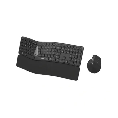 Rapoo 8810ME Multi-Mode Wireless Ergonomic Keyboard and Mouse Combo