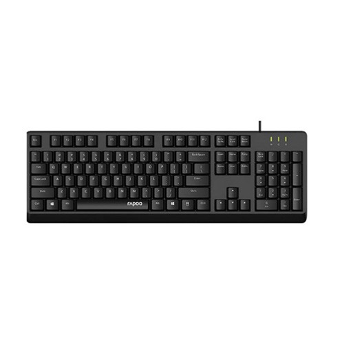 Rapoo NK1900 USB 104 Key Wired Keyboard (Black)