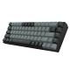 Redragon K662 Grey-Black Gwern No-Backlit Dual Mode Mechanical Keyboard