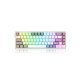 Redragon K631 Castor White-Grey Red Switch Wired Gaming Keyboard