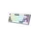 Redragon K631 Castor White-Grey Red Switch Wired Gaming Keyboard