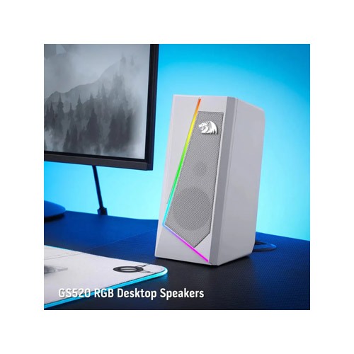 Redragon GS520 Anvil 2.0 Channel RGB Speakers (White)