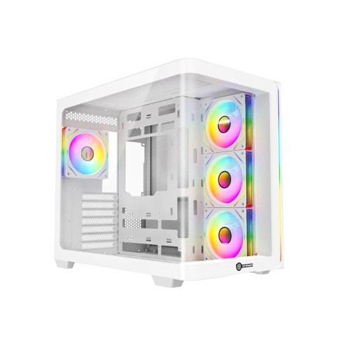 Revenger Air Tank BTF 4 ARGB Infinity Fan White Gaming Casing