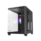 Revenger Air Tank Mini ARGB Infinity Fan Black Gaming Casing (Tempered Glass Curved Window)