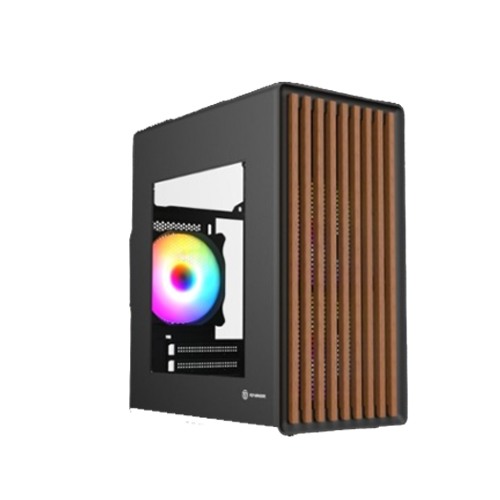 Revenger WOODPECKER ARGB m-ATX Black Gaming Casing