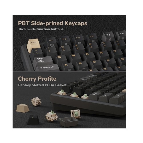 RK ROYAL KLUDGE M75 Wireless Mechanical Keyboard