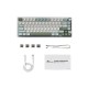 RK ROYAL KLUDGE R75 Wired Mechanical Keyboard (White-Green) RK ROYAL KLUDGE R75 Wired Mechanical Keyboard (White-Green)