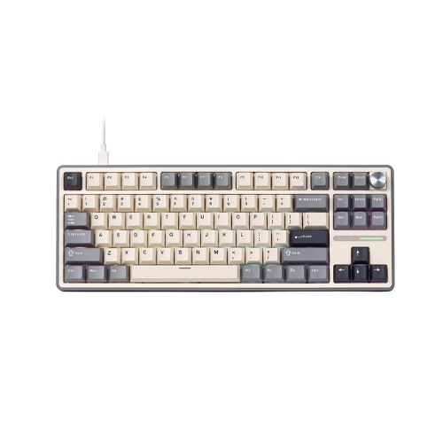 Royal Kludge R87 PRO TKL Wired Gaming Keyboard-Grey Creamy Switch