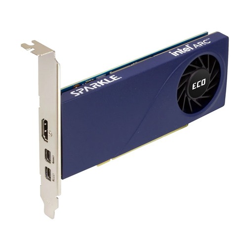 Sparkle Intel Arc A310 ECO 4GB GDDR6 Black And Blue Graphics Card