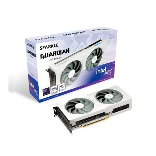 SPARKLE Intel Arc B570 10GB GDDR6 GUARDIAN Luna OC White Edition