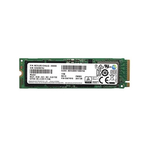 Samsung PM981 512GB NVMe PCIe 3.0, X4 SSD