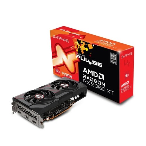 Sapphire Pulse AMD Radeon RX 9060 XT Gaming OC 8GB GDDR6 Graphics Card