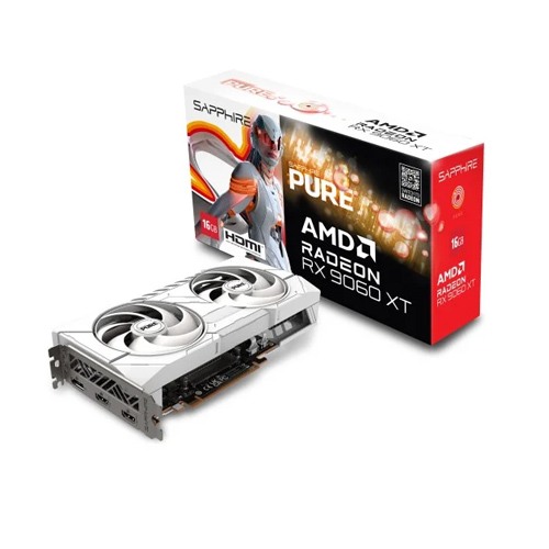 Sapphire Pure AMD Radeon RX 9060 XT GAMING OC 16GB GDDR6 Graphics Card
