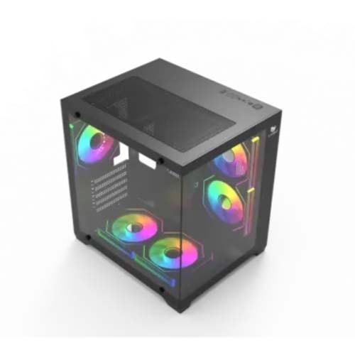 T-Wolf Mystery Box NV X5 Infinity ARGB M-ATX Mid Tower Gaming Casing
