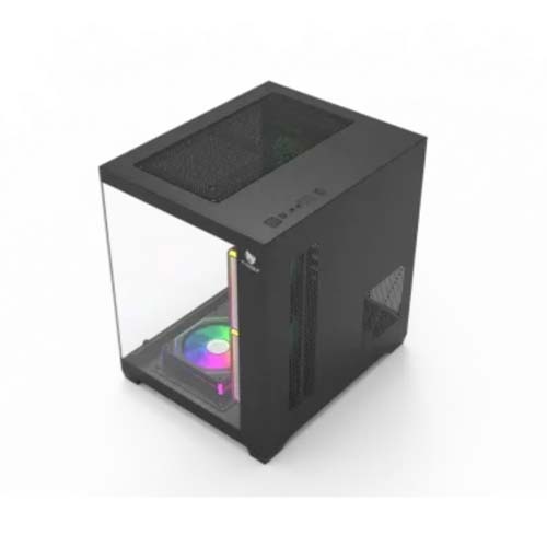 T-Wolf Mystery Box NV X5 Infinity ARGB M-ATX Mid Tower Gaming Casing