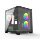 T-Wolf Mystery Box NV X5 Infinity ARGB M-ATX Mid Tower Gaming Casing