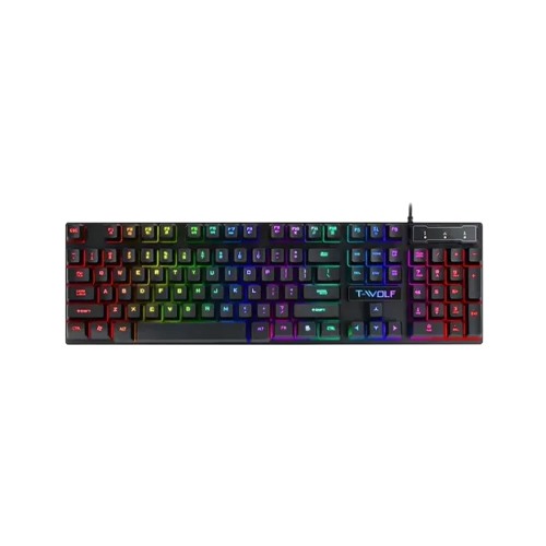 T-WOLF T20 wired RGB Gaming Keybaord