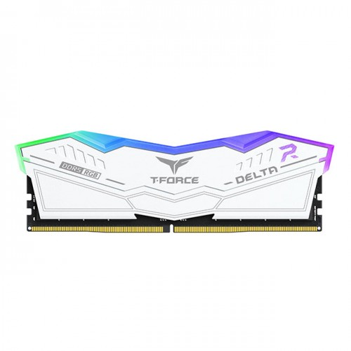 TEAM Delta RGB 8GB DDR5 6000MHz Gaming Desktop RAM WHITE