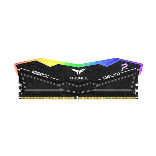 Team T-Force Delta RGB 16GB DDR5 6400MHz Black Heatsink Gaming Desktop RAM
