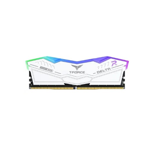 TEAM T-FORCE DELTA RGB WHITE 16GB DDR5 6000MHz CL28 Desktop Ram