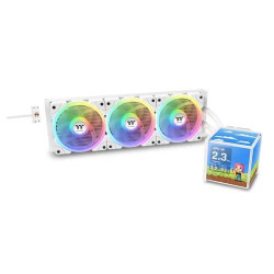 Thermaltake MINECUBE 360 Ultra ARGB Sync Snow Edition 360mm AIO Liquid CPU Cooler With Display