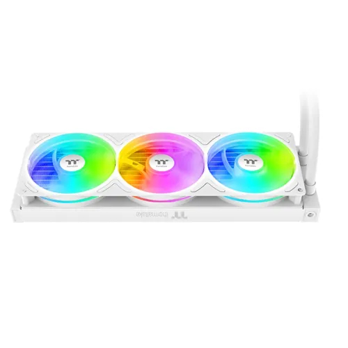 Thermaltake TH360-S V3 ARGB Sync Snow Edition 360mm AIO Liquid CPU Cooler With Display