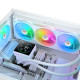 Thermaltake TH360-S V3 ARGB Sync Snow Edition 360mm AIO Liquid CPU Cooler With Display