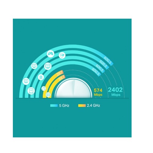 TP-Link Deco X60 AX5400 Dual-Band Mesh Router (3-pack)