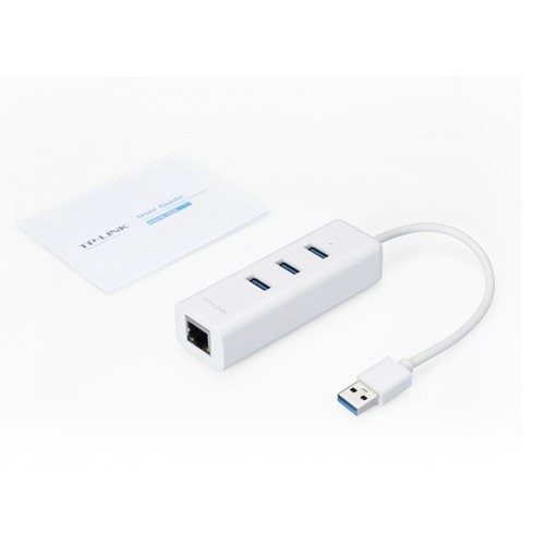 TP-Link UE330 USB 3 Port HUB With Gigabit Ethernet Port
