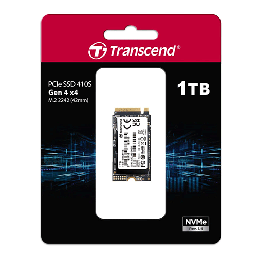 Transcend 1TB 410S M.2 NVMe PCIe Gen4 x4 2242 SSD
