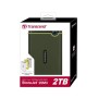 Transcend 2TB Storejet 25M3G Portable Hard Disk Drive (HDD) Military Green Slim