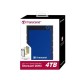 Transcend StoreJet 25H3 4TB Portable Hard Disk Drive Blue