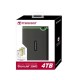 Transcend 4TB StoreJet 25M3S Portable Hard Disk Drive (HDD) Iron Gray Slim
